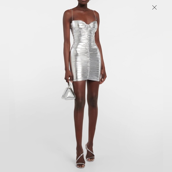 COPY - Corin metallic ruched minidress - Picture 2 of 10